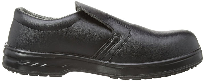 Portwest Steelite Sicherheitsslipper S2, Grösse: 41, Farbe: Schwarz, FW81BKR41 41 EU Schwarz, 41 EU