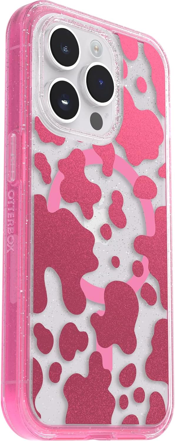 OtterBox Symmetry+ transparente Hülle für iPhone 14 Pro für MagSafe, stossfest, sturzsicher, schütze