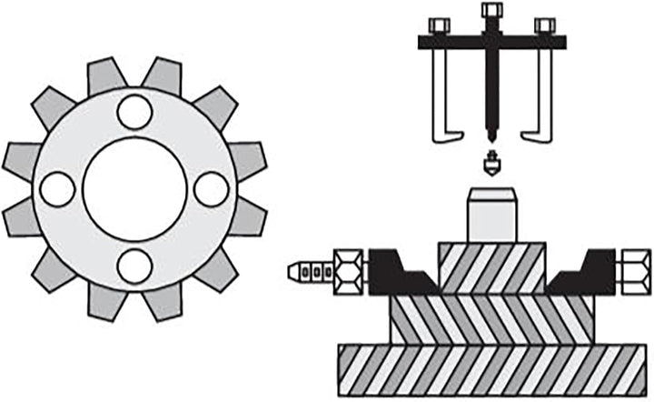 TWIN LEG PULLER W. JAW HOOK