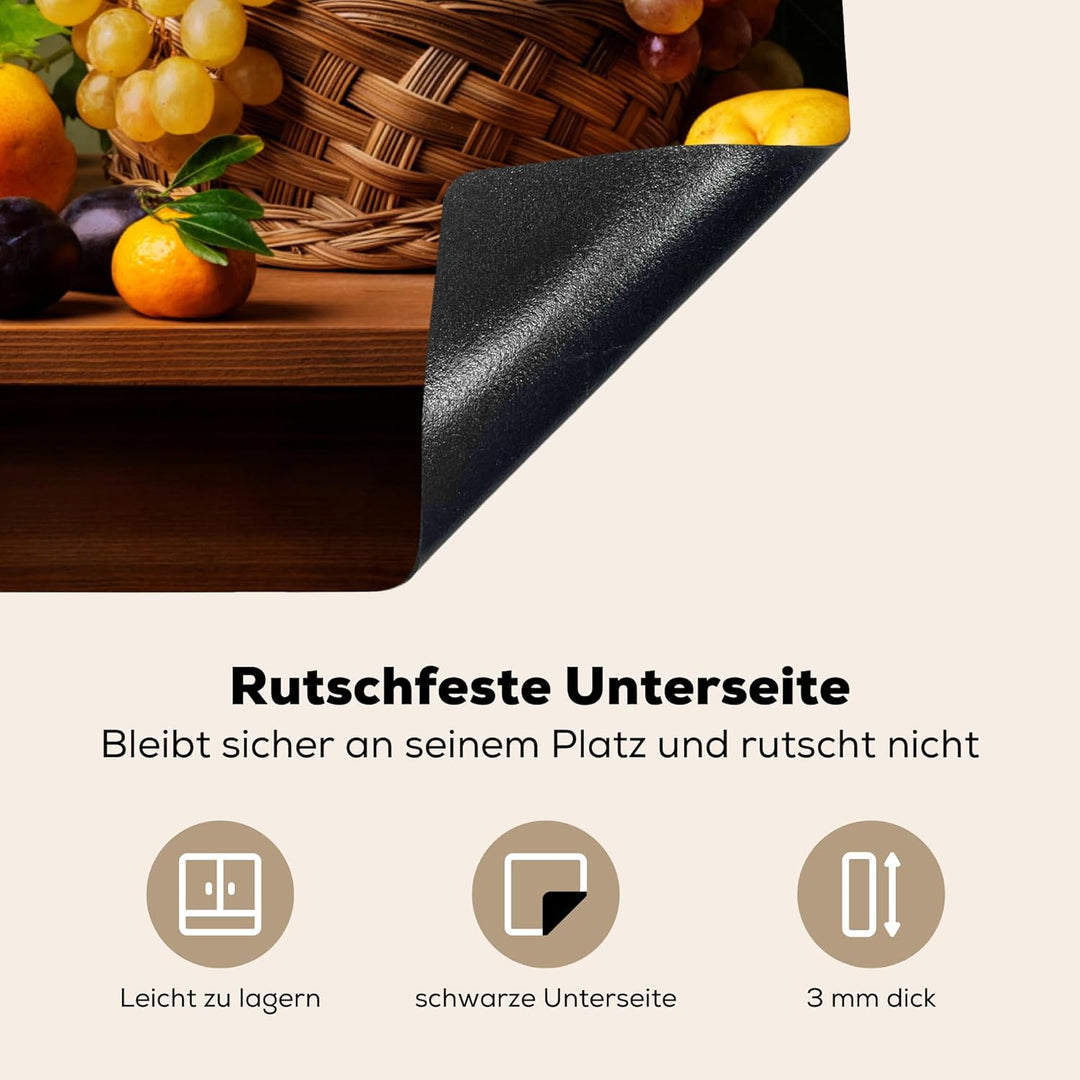 Herdabdeckplatte Einteilig Herdabdeckung Abdeckplatte für Ceranfeld Abdeckung Induktionskochfeld Auf