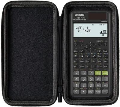 Streberpaket: Casio FX-87DE Plus 2 (2nd Edition) + Schutztasche + Lern-CD + Geometrie-Set + Erweiter