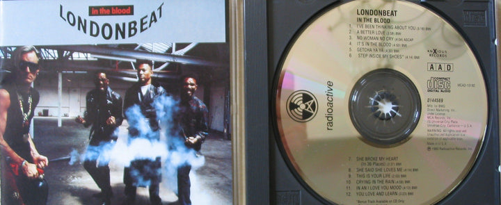 In the Blood, Audio-CD
