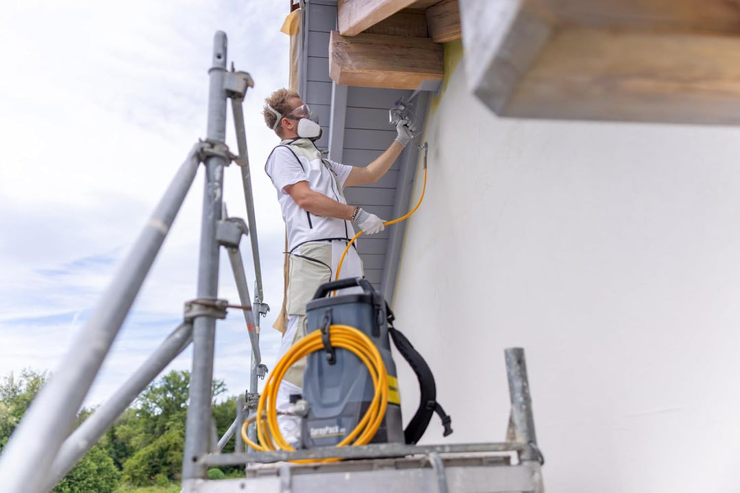 WAGNER Akku Airless-Farbspritzsystem SprayPack 18V, das mobile Airless-Spritzsystem für perfekte Obe