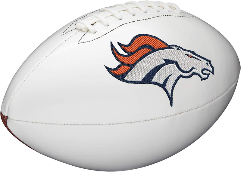 Wilson NFL Logo Autograph Football Autogramm, Live Autogramm von Live Signatur, Autogramm, Live Auto