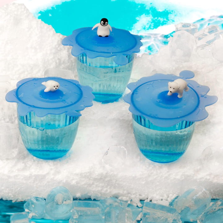 Lurch 210193 Mein Deckel Arctic Summer 3-er Set, Blau, Arctic Summer