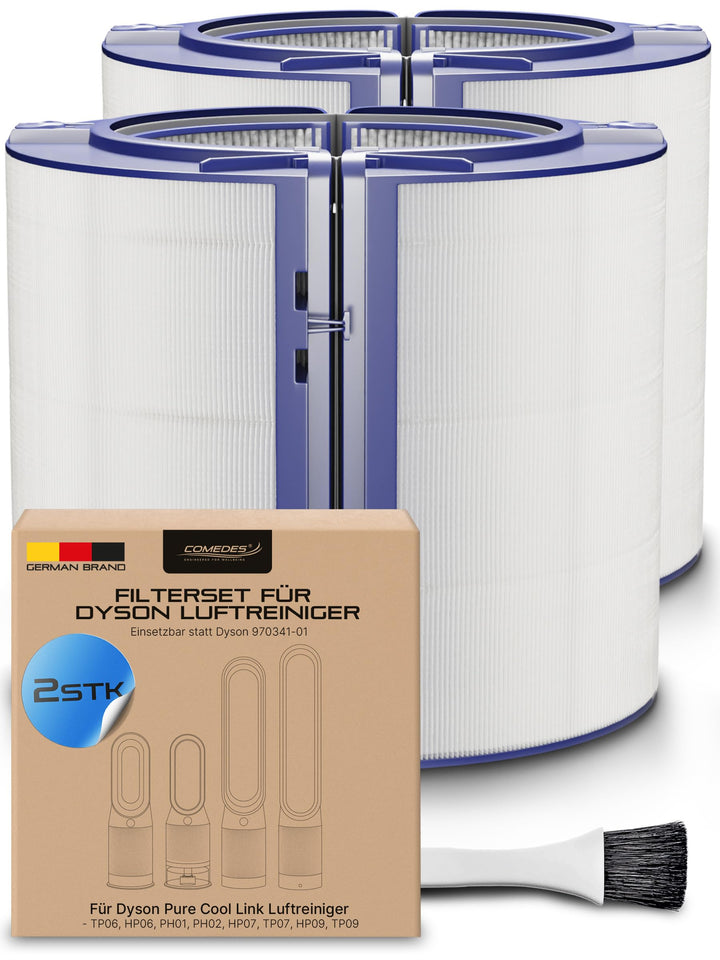 Comedes HEPA & Aktivkohle-Filter für Dyson Luftreiniger, Luftbefeuchter und Heizlüfter wie HP04, HP0