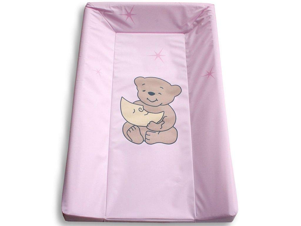 Wickeltisch Wickelbrett Wickelplatte Wickeltischauflage 80x50 cm Phthalatfrei rosa