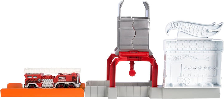 Hot Wheels Ausklappspielset Tankexplosion