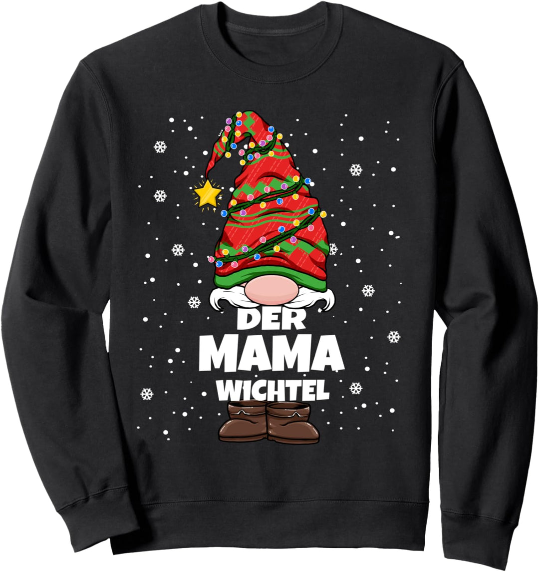 Mama Wichtel Weihnachten Wichtel Mama Damen Sweatshirt