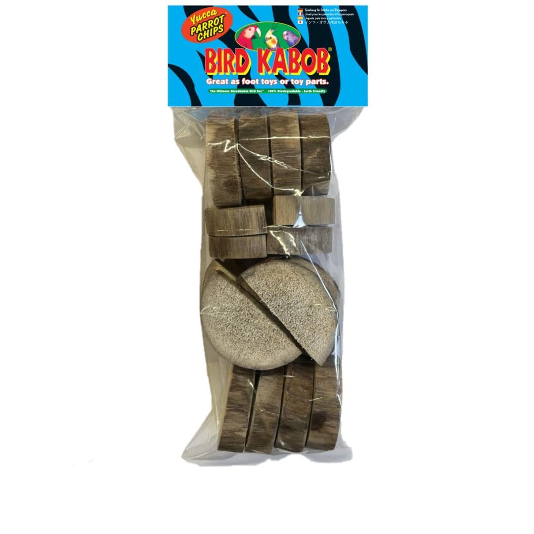 BIRD KABOB Natürliche Yucca Papageien-Chips (20 Stück)