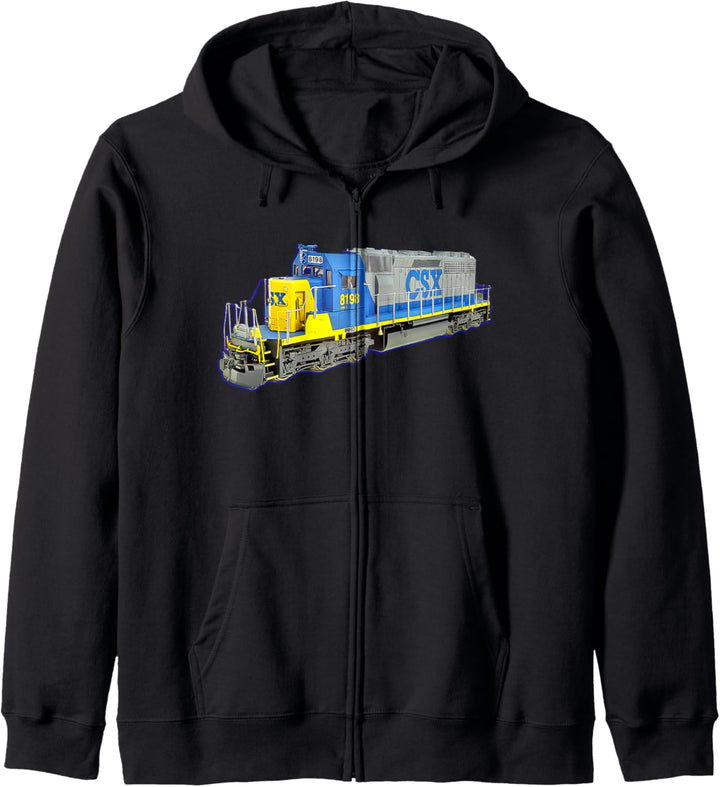 Güterzug CSX Motor Kapuzenjacke