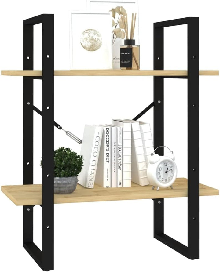 homiuse Metallregal Braun Leiterregal 60x30x70 cm BüCherregal KüChenregal Wand Kinder BüCherregal Re