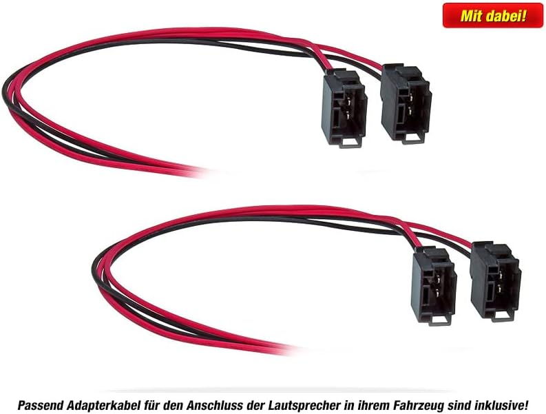 Mediadox Front/Heck 16,5cm/165mm Auto Lautsprecher/Boxen/Speaker Komplett-Set von Hifonics kompatibe