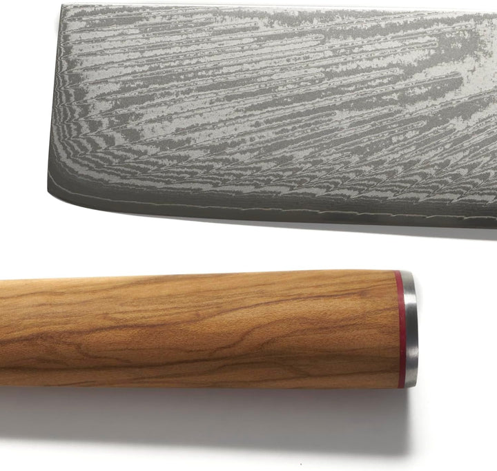 CLASSE ITALY Küchenmesser aus japanischem Damaststahl aus 10 bis 67 Schichten, Nakiri Messer Klinge