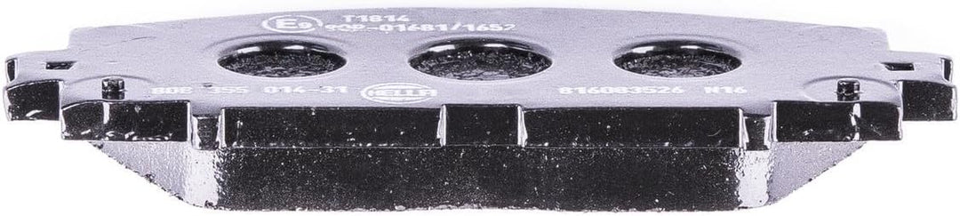 HELLA PAGID 8DB 355 014-311 Bremsbelagsatz - T1814 - Dicke/Stärke: 15.6mm - Bremssystem: Akebono - n