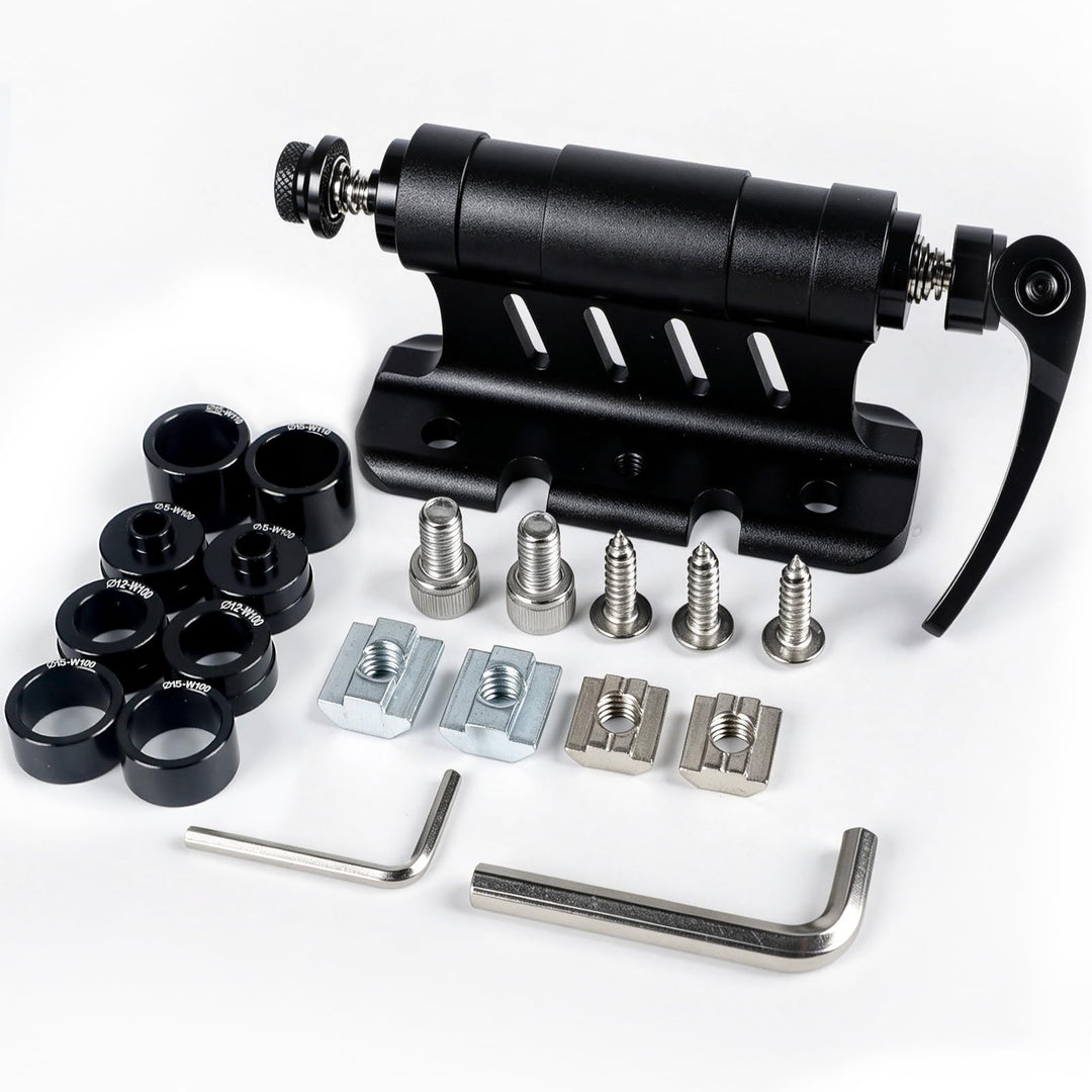 Pawfly Fahrrad Gabelhalter aus Aluminiumlegierung, Frontgabel Montageblock Schnellspanner-Kit, Schne