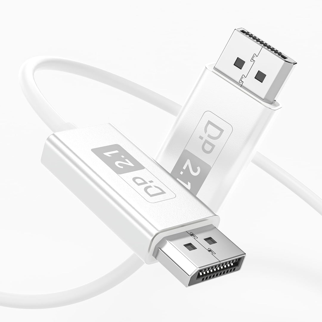 Glasfaser DisplayPort 2.1 Kabel 10m[16K@60Hz, 8K@120Hz, 4K@240Hz] – Ultra High-Speed Gaming Monitor