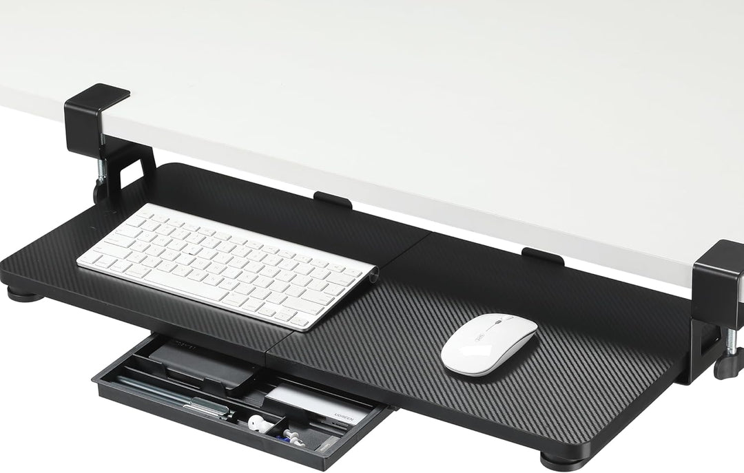 ETHU Office-Keyboard-Drawers Carbon Black, Tastaturablage, grosse Tastaturablage unter dem Schreibti