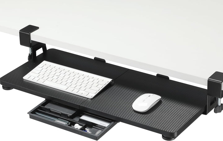 ETHU Office-Keyboard-Drawers Carbon Black, Tastaturablage, grosse Tastaturablage unter dem Schreibti