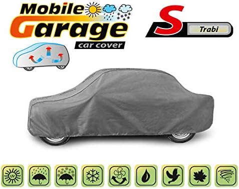 DKMOTO Strapazierfähige Abdeckplane Autoabdeckung Wasserdicht Atmungsaktiv für Trabant