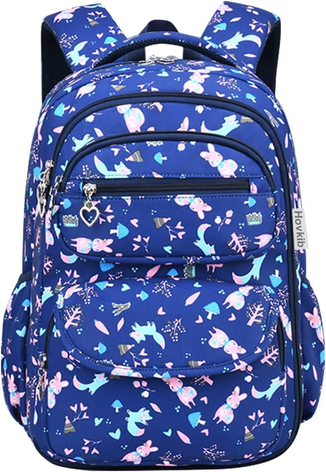 Schulrucksack für Mädchen, Kinder Schulranzen Grundschultaschen Kinderrucksack Studenten Rucksäcke L