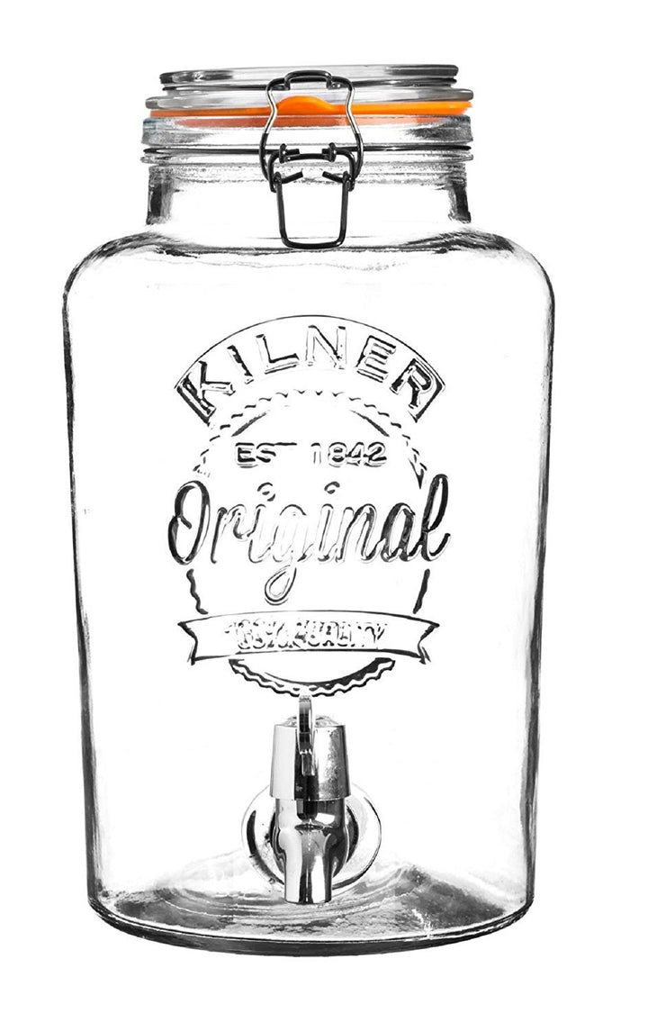 Kilner Getränkespender aus Glas mit Zapfhahn, 8 l 8 Liter-Classic, 8 Liter-Classic