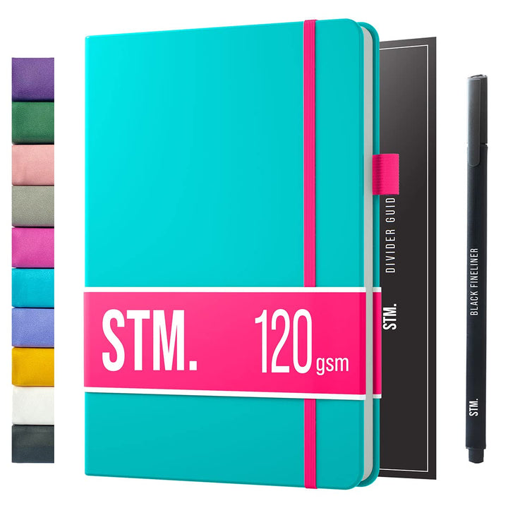 Notizbuch A5 Dotted Bullet Journal Buch und Stift - Gepunktet - Scribbles That Matter Notebook A5 -