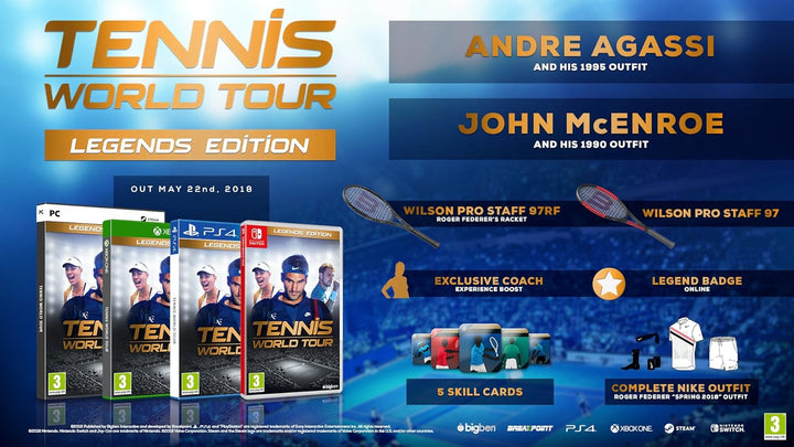Bigben Interactive Tennis World Tour - Legends Edition