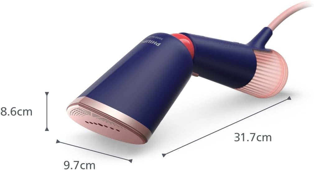 Philips Dampfglätter 5000-Serie – 35 Sekunden Aufheizen, kontinuierlicher Dampf, zwei Wassertanks, E