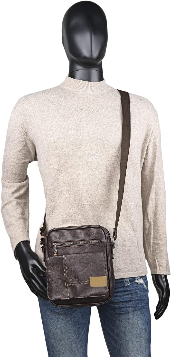 Lois - Umhängetasche Herren Klein mit verstellbarem riemen - Herren Umhängetasche Klein hergestellt