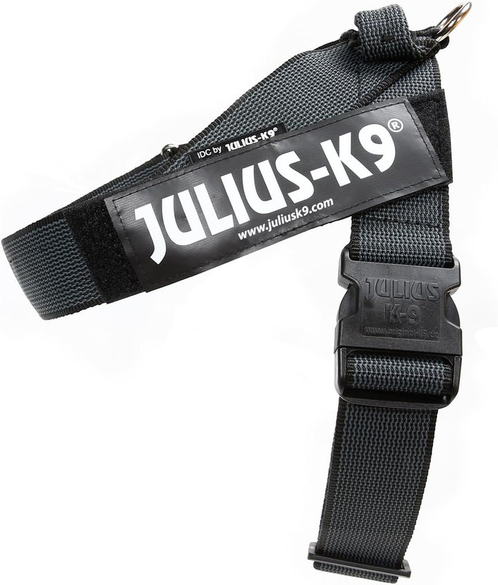 Julius-K9, Color & Gray, Beltgeschirr XL / 2 schwarz-grau, XL / 2 schwarz-grau