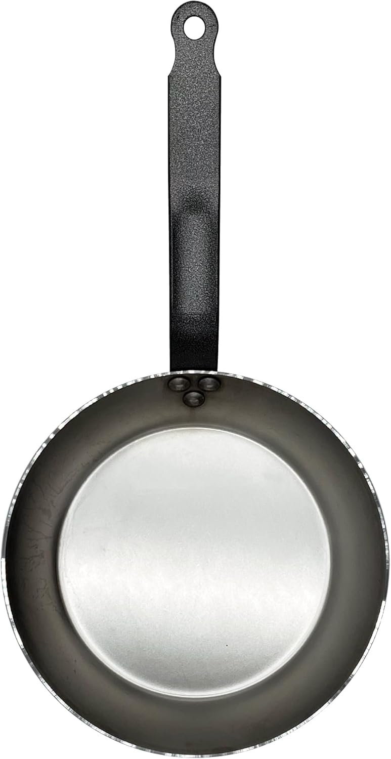 Pentole Agnelli COFE3006PT50 Lyonnaise-Topf Schwere Eisenpfanne, 50 cm, 50 cm