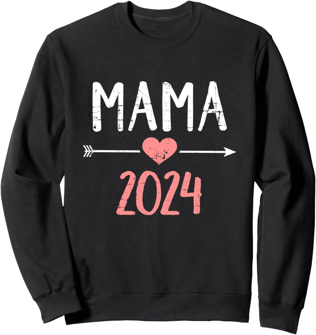 Mama 2024 werdende Mutter Sweatshirt