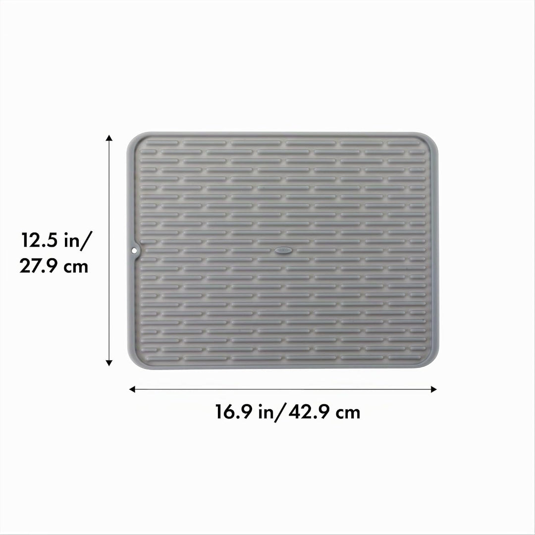 OXO Good Grips Groߟe Trockenmatte aus Silikon, 40 cm, 40 cm