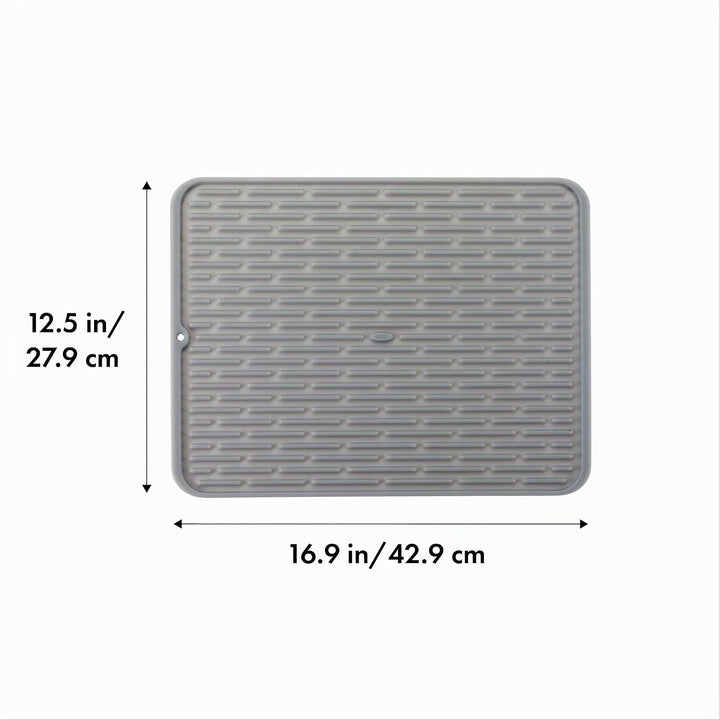 OXO Good Grips Groߟe Trockenmatte aus Silikon, 40 cm, 40 cm