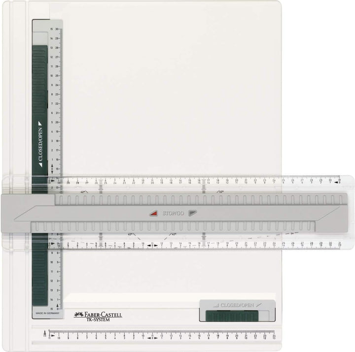 Faber-Castell Zeichenplatte TK-System A4 171274 + Tragetasche A4 175704 + 3erSet TK-FINE Druckbleist