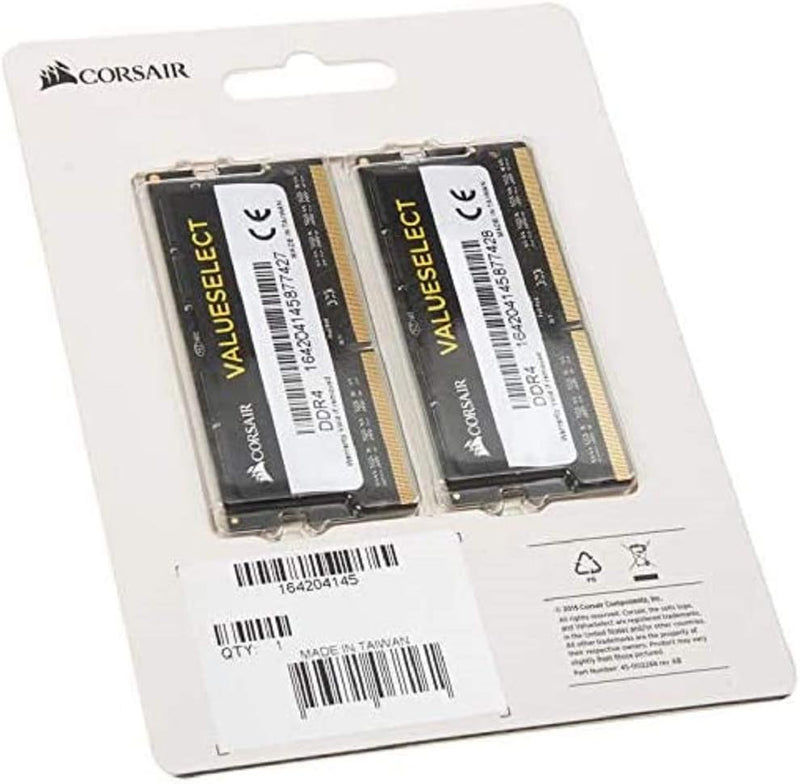 Corsair Value Select SODIMM 16GB (2x8GB) DDR4 2133MHz C15 Speicher für Laptop/Notebooks - Schwarz 21