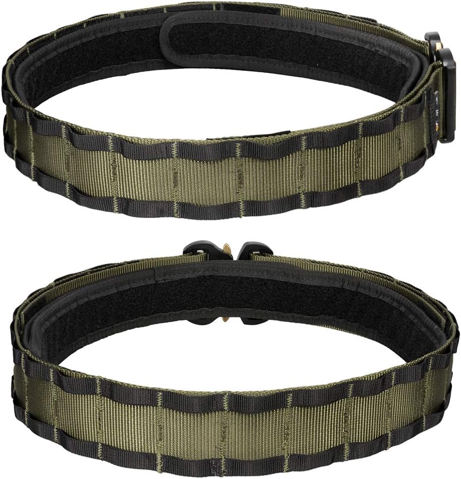 IDOGEAR 2 Zoll Taktischer Gürtel Combat Schnellverschlussschnalle Rigger Gürtel im Militärstil Molle