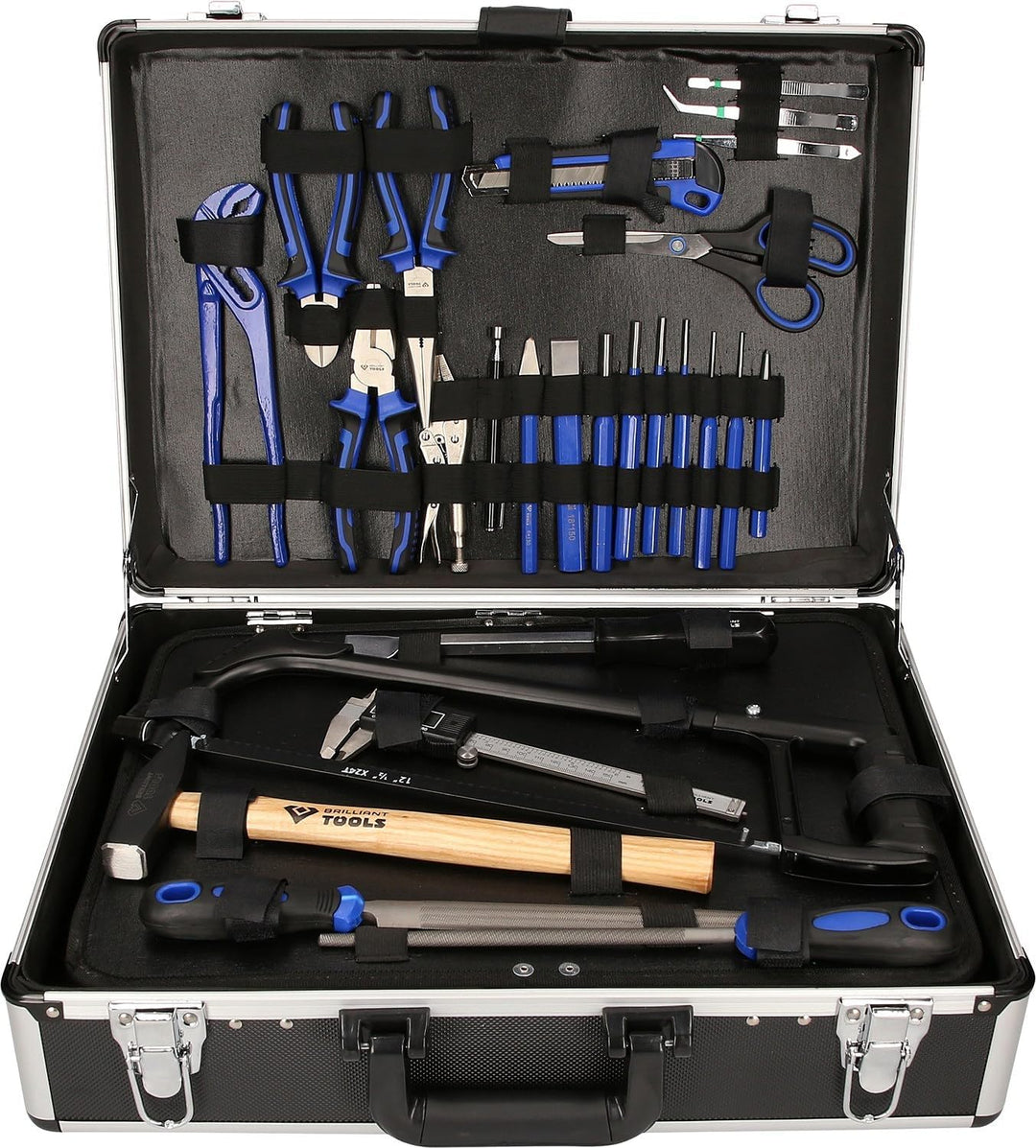 BRILLIANT TOOLS BT024143 1/4" + 1/2" Universal-Werkzeug-Satz, 143-tlg [Powered by KS TOOLS] 143-tlg.