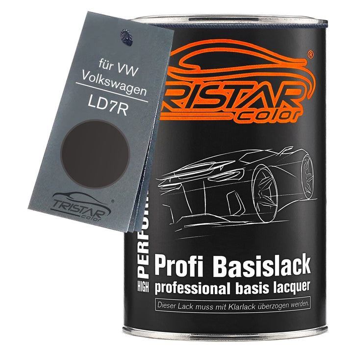 TRISTARcolor Autolack Dose spritzfertig für VW/Volkswagen LD7R Pepper Grey Metallic/Blue Devision Me