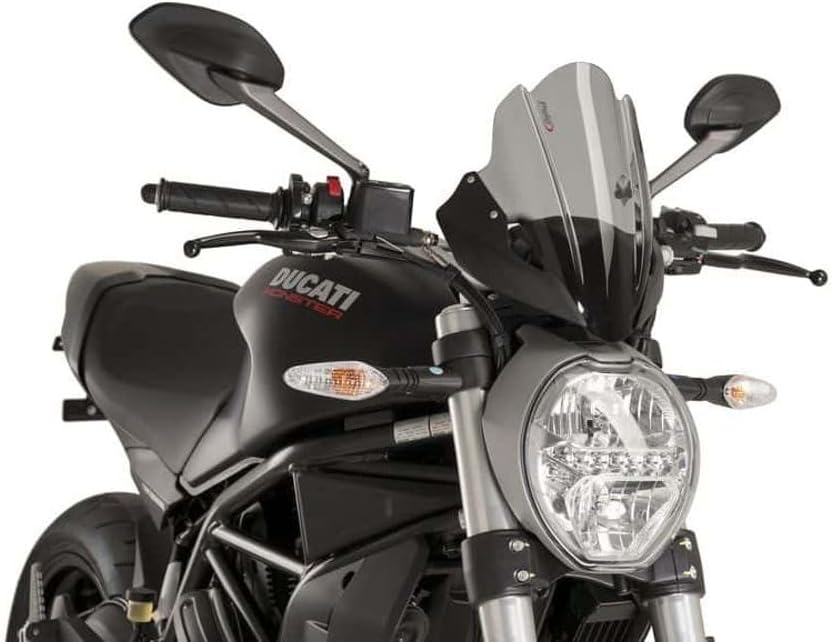 Puig 8900 F Touring Windschutzscheibe für Ducati Monster 1200 R 16 '– 17' AHUMADO OSCURO, AHUMADO OS
