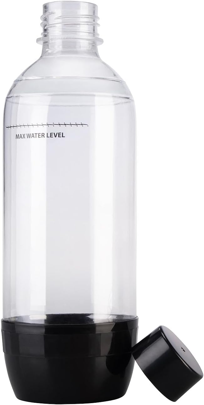 Rosenstein & Söhne Wassersprudler Küche: Soda-Wassersprudler mit 1-Liter-Flasche, Soda-Stream-kompat