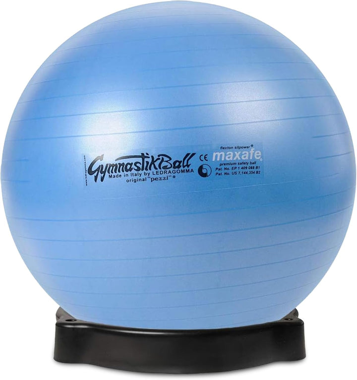 PEZZI Original Pezziball MAXAFE mit Ballschale Sitzball 42 cm Lightblue, 42 cm Lightblue
