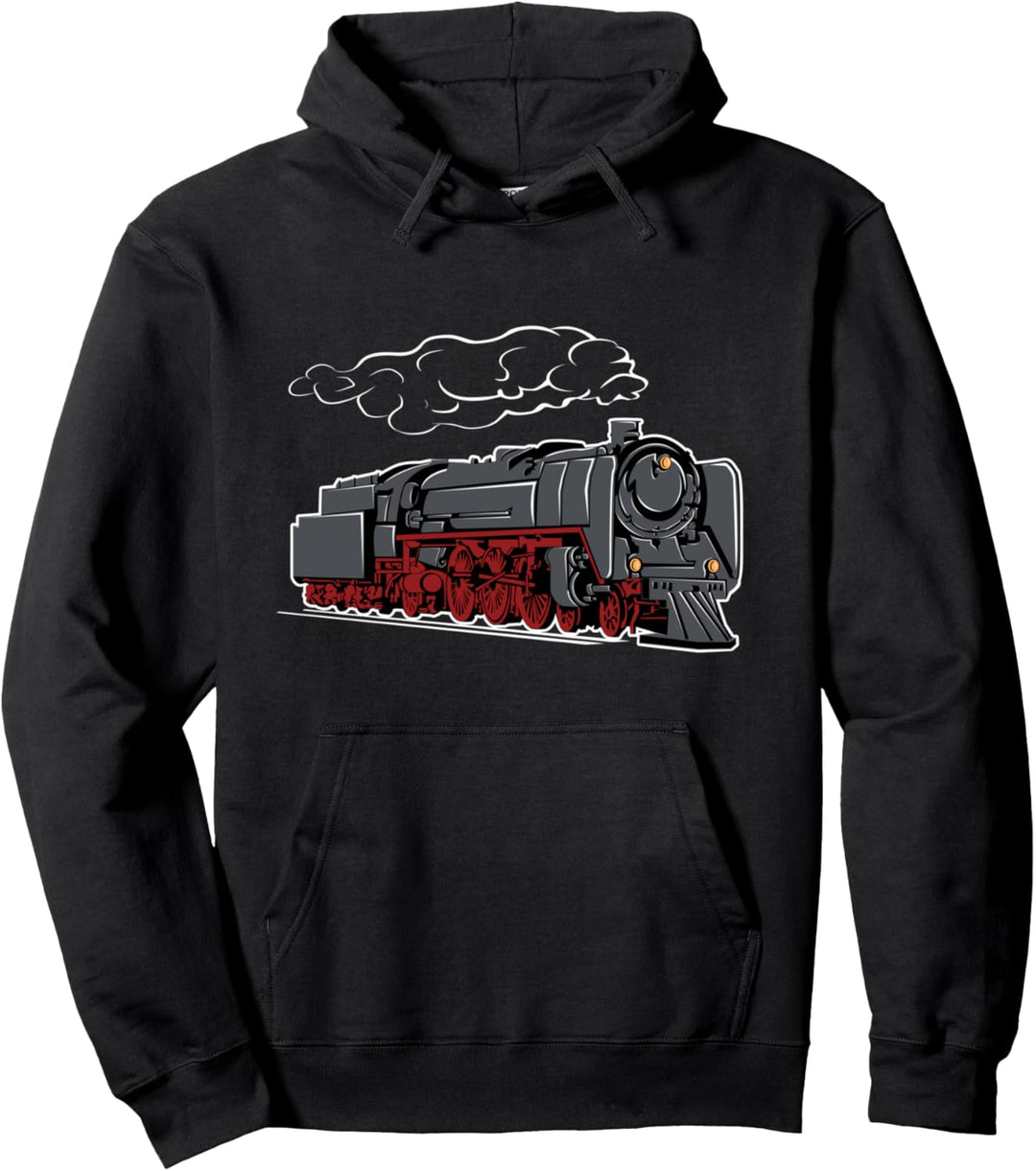 Eisenbahner Dampflok Eisenbahn Modelleisenbahn Lokomotive Pullover Hoodie