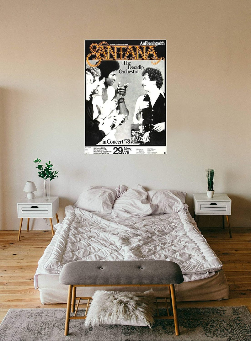 Santana - Inner Secrets, Heidelberg 1978 » Konzertplakat/Premium Poster | Live Konzert Veranstaltung