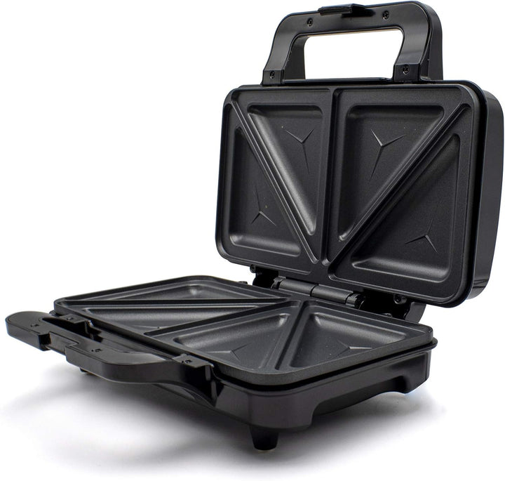 MPM - MOP-20M - Sandwichmaker - Toaster - für 4 dreieckige Sandwiches/Panini - 900 W - Gehäuse aus r