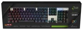 MediaRange Gaming Series kabelgebundene mechanische Gaming-Tastatur mit 104 Tasten und 14 Farbmodi,