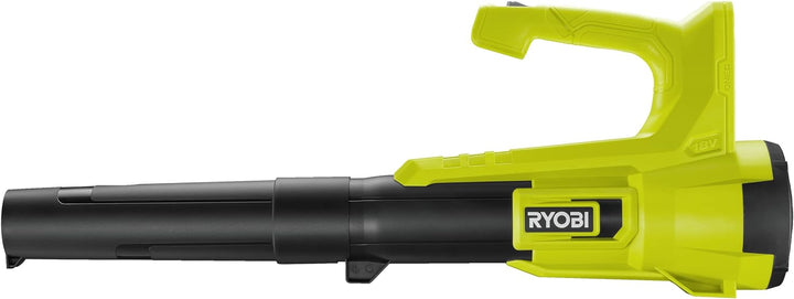 RYOBI 18 V ONE+ Akku-Laubgebläse RY18BLA-0 (145 km/h Luftgeschwindigkeit, Luftvolumen 7,1 m³/min; oh
