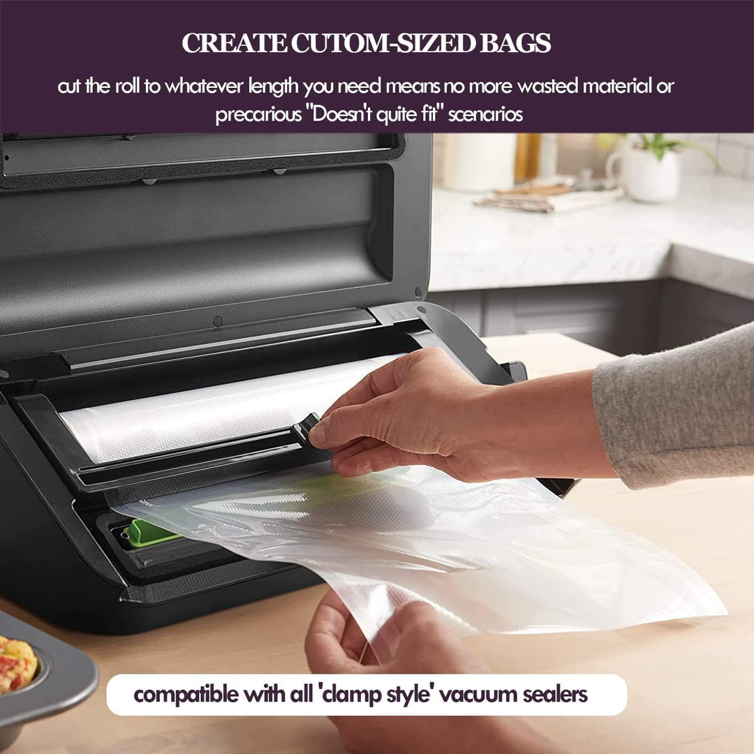 Mesliese Vakuumierbeutelrollen für individuelle Passform, 27,9 x 40,6 cm, 3 Stück und 20,3 x 40,6 cm