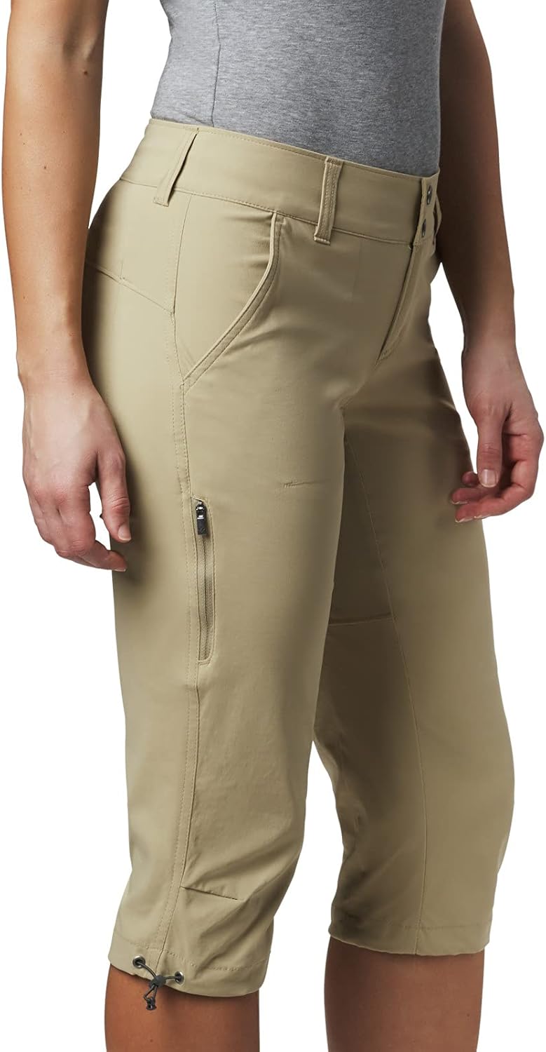 Columbia Damen Hose Saturday Trail II Knee Pants 18 Plus Long British Tan, 18 Plus Long British Tan